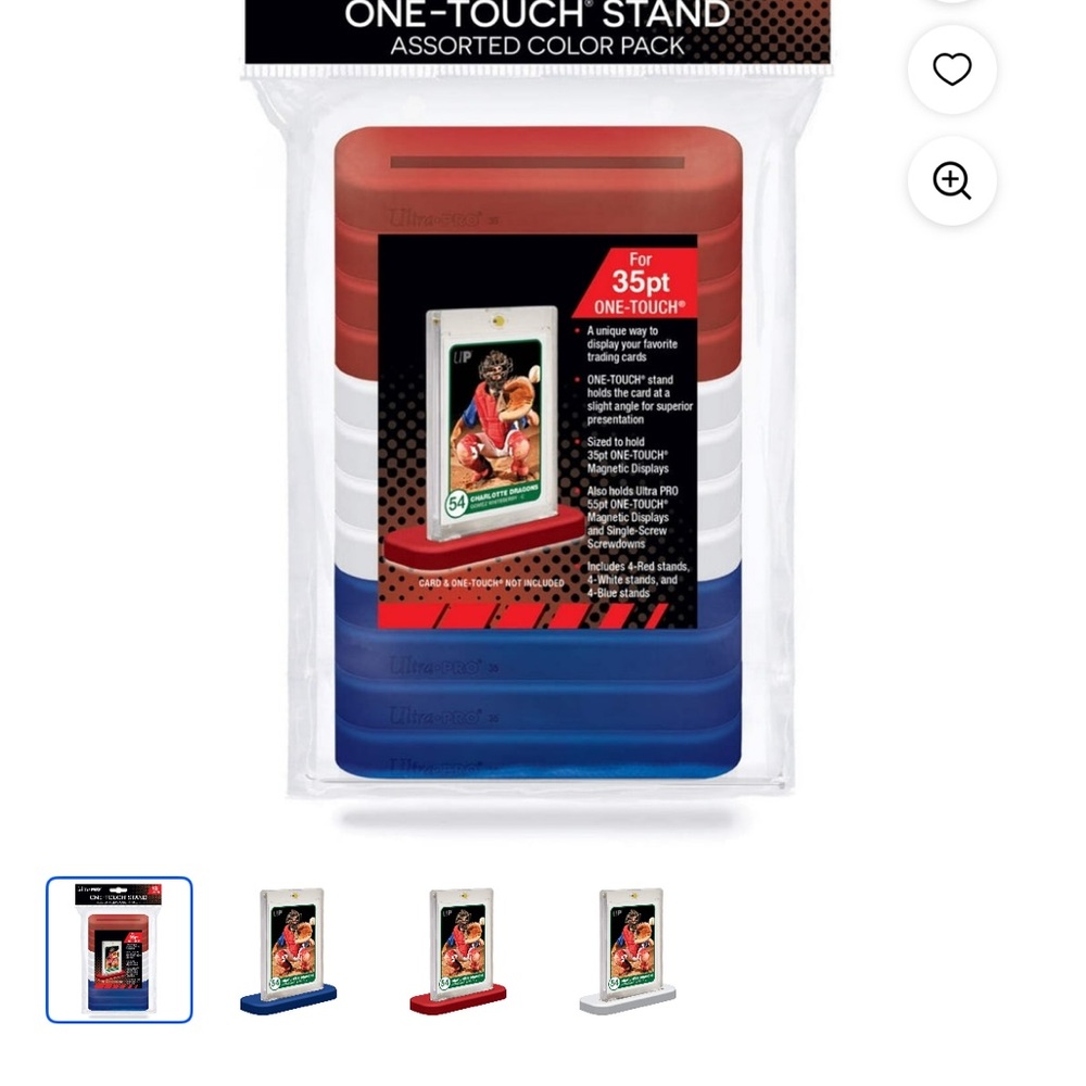 Ultra PRO One-Touch Stand Assorted Color Pack - Pink & Blue